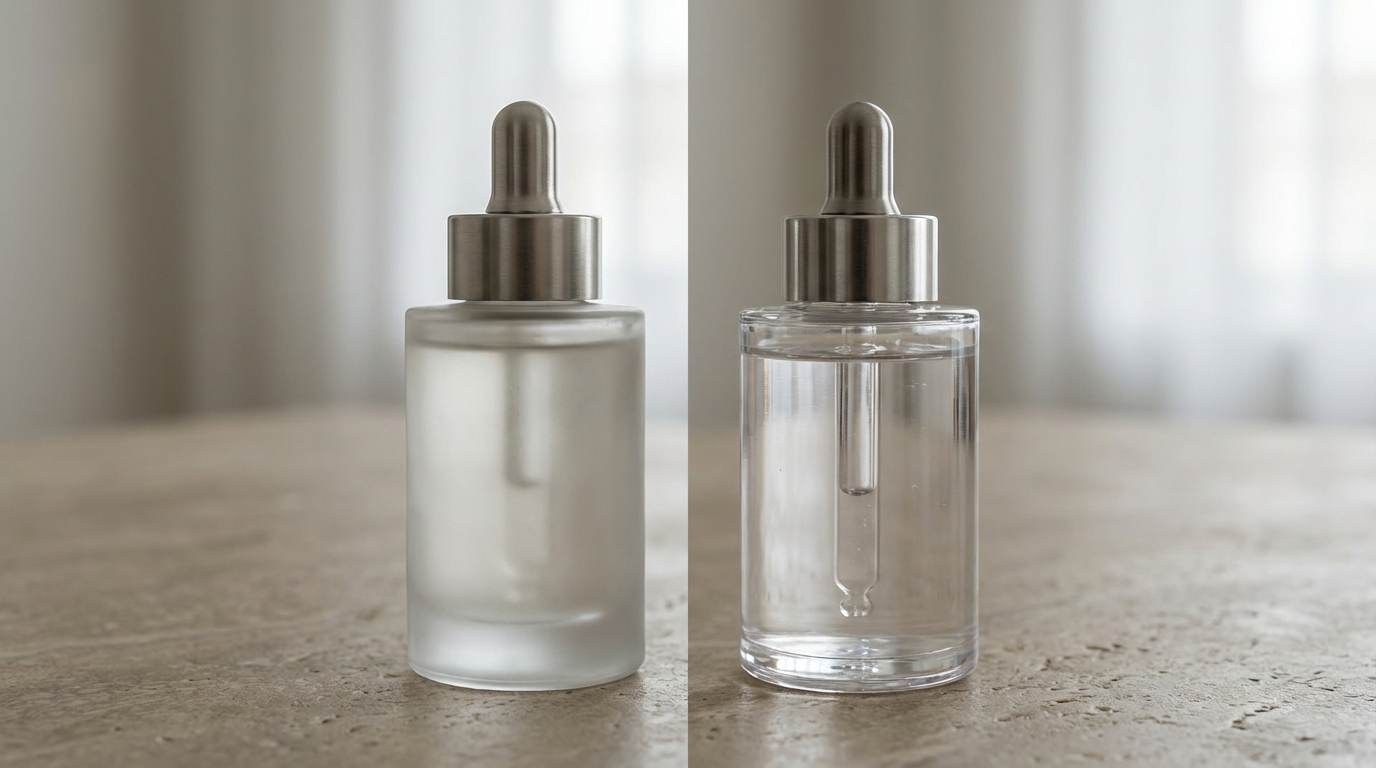Glass vs. PETG: Which is right for your serum?